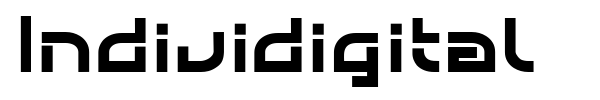 Individigital font preview